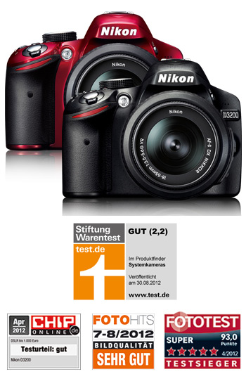 Die Nikon D3200 überzeugt durch gute Bildqualität & Funktionen